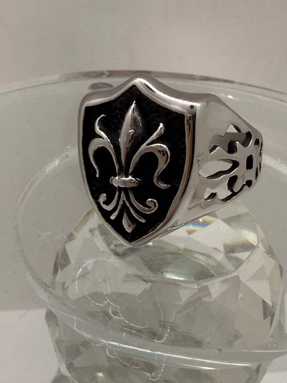 Stainless Steel Men's Rings Size 13
